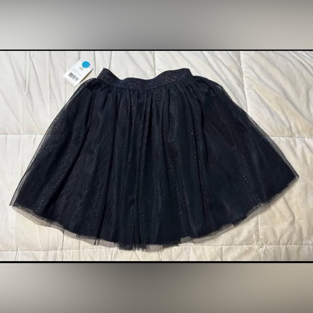 Sparkly Tulle Mini Skirt
